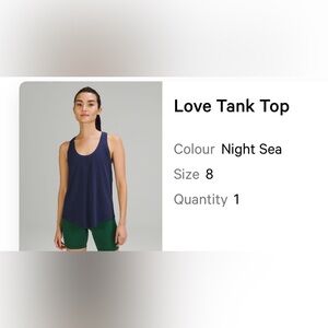 Lululemon love tank
